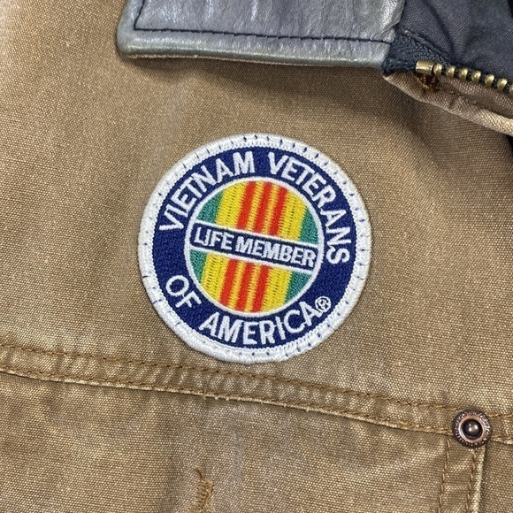 Kakadu Cotton Canvas Brown Conceal Carry Vietnam Veterans Of America Vest XL - Picture 5 of 12